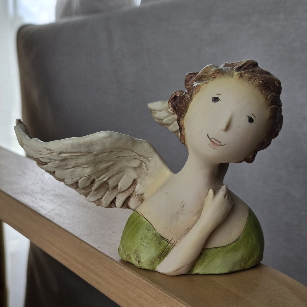 Journey of Grace "Effortless Joy" Angel Figurine Nancy Carter Demdaco Pedestal